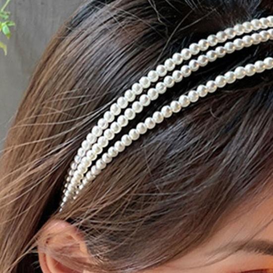 Korean Retro High Skull Pearl Headband - Rutschfeste Perlen-Stirnbänder Für Damen