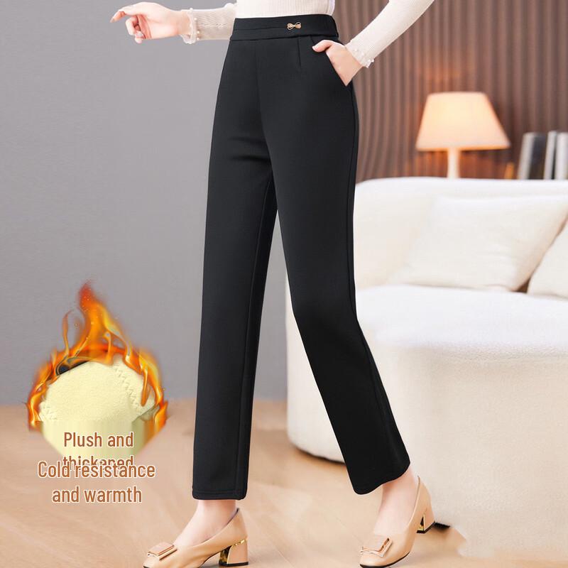 

Past Women s Fleece-Lined Warm Casual Pants 4XL