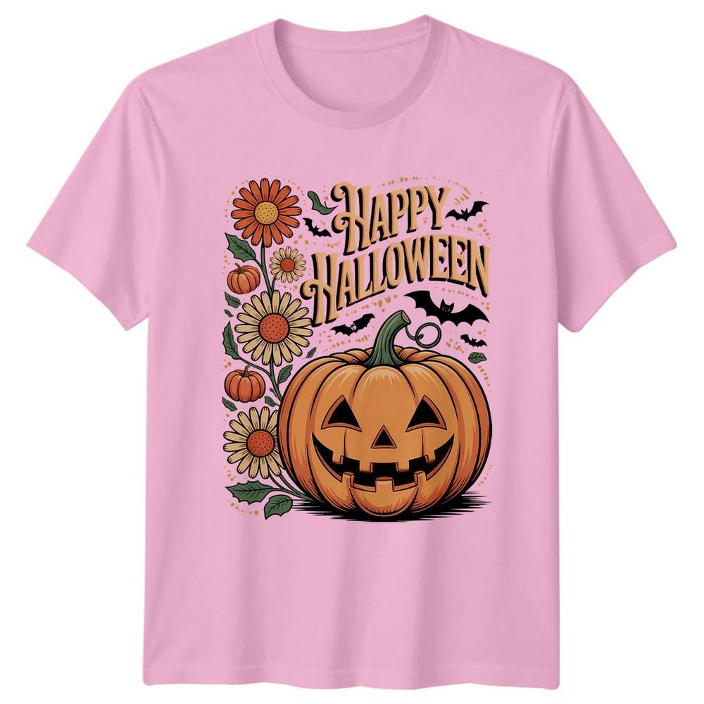 Happy Halloween TShirt Vintage Autumn Halloween Gift For Him And Her