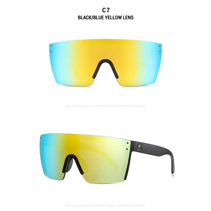 Vague de Chaleur Transfrontalière Meilleures Ventes Lunettes de Vélo Monture Large Film Authentique de Haute Qualité Lunettes de Soleil de Sport d'Extérieur