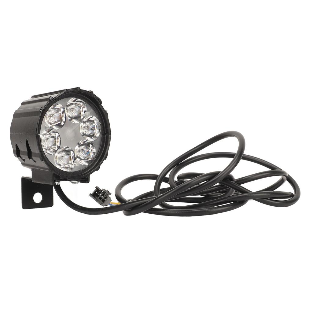 Klakson rowerowy Reflektor Wodoodporny 12?72V Aluminiowa lampa przednia do roweru elektrycznego jako akcesorium