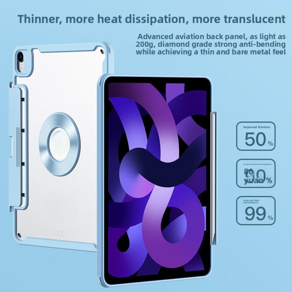 Magnetic 720 Rotating iPad 10 Case Split Stand Cover for iPad Air 5 9th Gen 12 9 Inch Tablet 2022