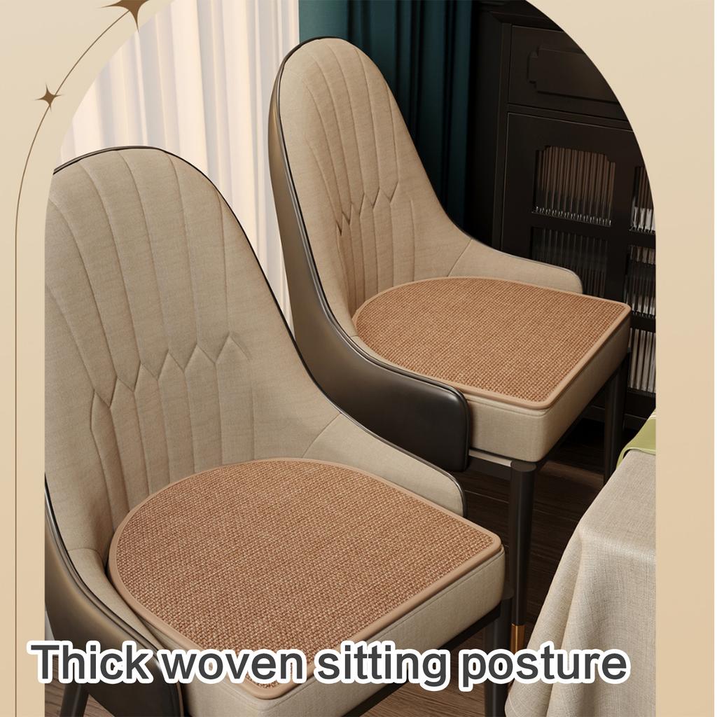 Chair Cushion Slip Proof Seat Cushion Semicircular Cooling Fabric Chair Cushions for Kitchen Dining or Office Use