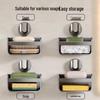 Wall-Mounted Soap Holder with Suction Cup for Bathroom Storage