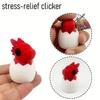 1 Pack 6.5Cm 3D Printed Eco-Friendly Pla,Yes No Button Fidget Toy, Novelty Desk Gadget