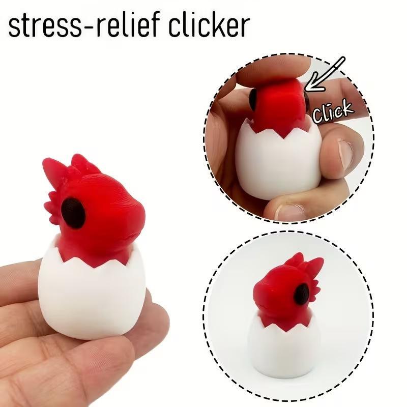 1 Pack 6.5Cm 3D Printed Eco-Friendly Pla,Yes No Button Fidget Toy, Novelty Desk Gadget
