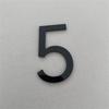 3D Self-adhesive Waterproof Plating House Number 0 To 9 Modern Gold Digits House Number Door Plate Address Outdoor Door Number