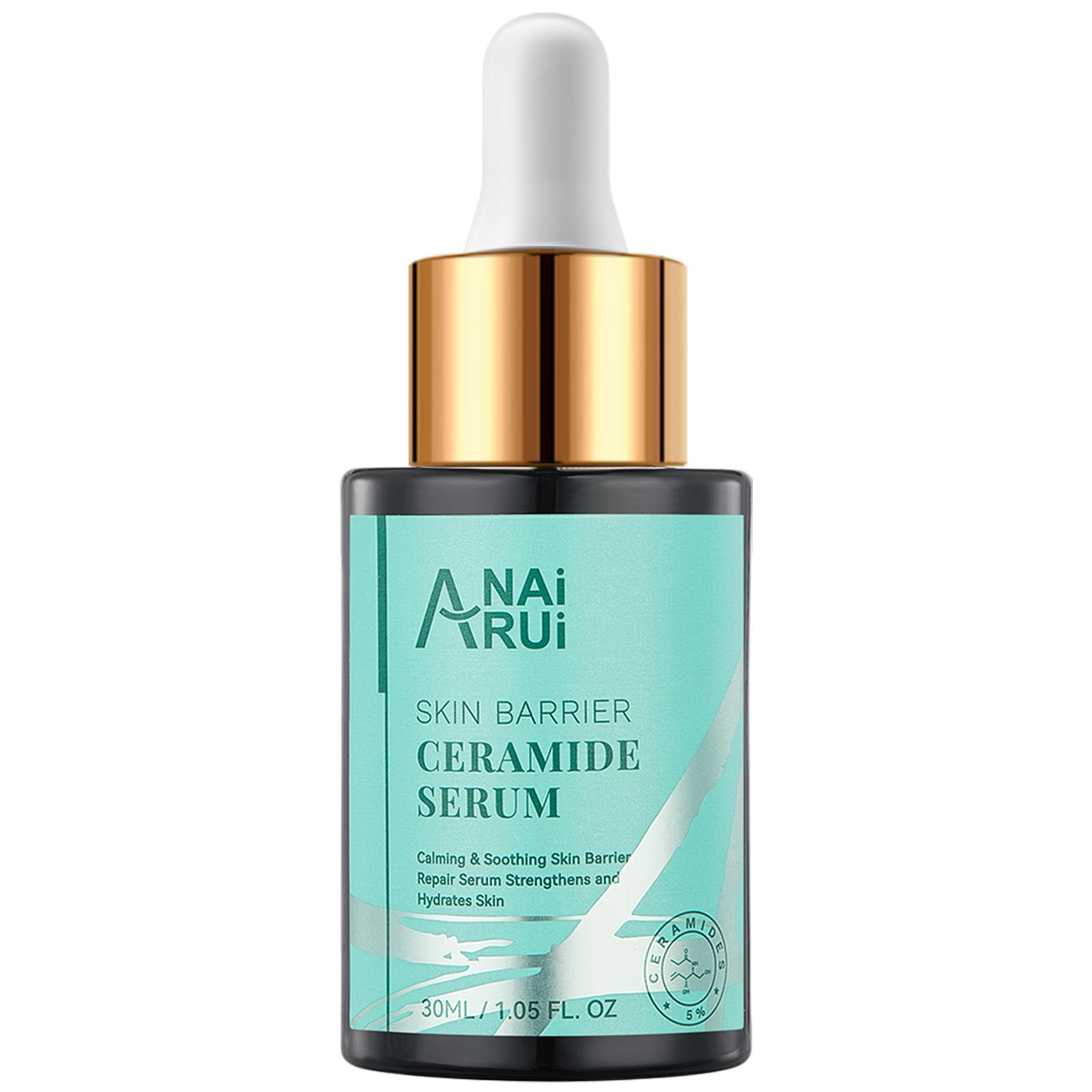ANAiRUi Ceramide Hydrating Serum 30ml, Hyaluronic Acid Nourishing Facial Essence