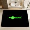 Tapis de porte Logo Korda Fishing Style Nordique Chambre à coucher Salon Tapis de porte Maison Balcon Antidérapant Alfombra