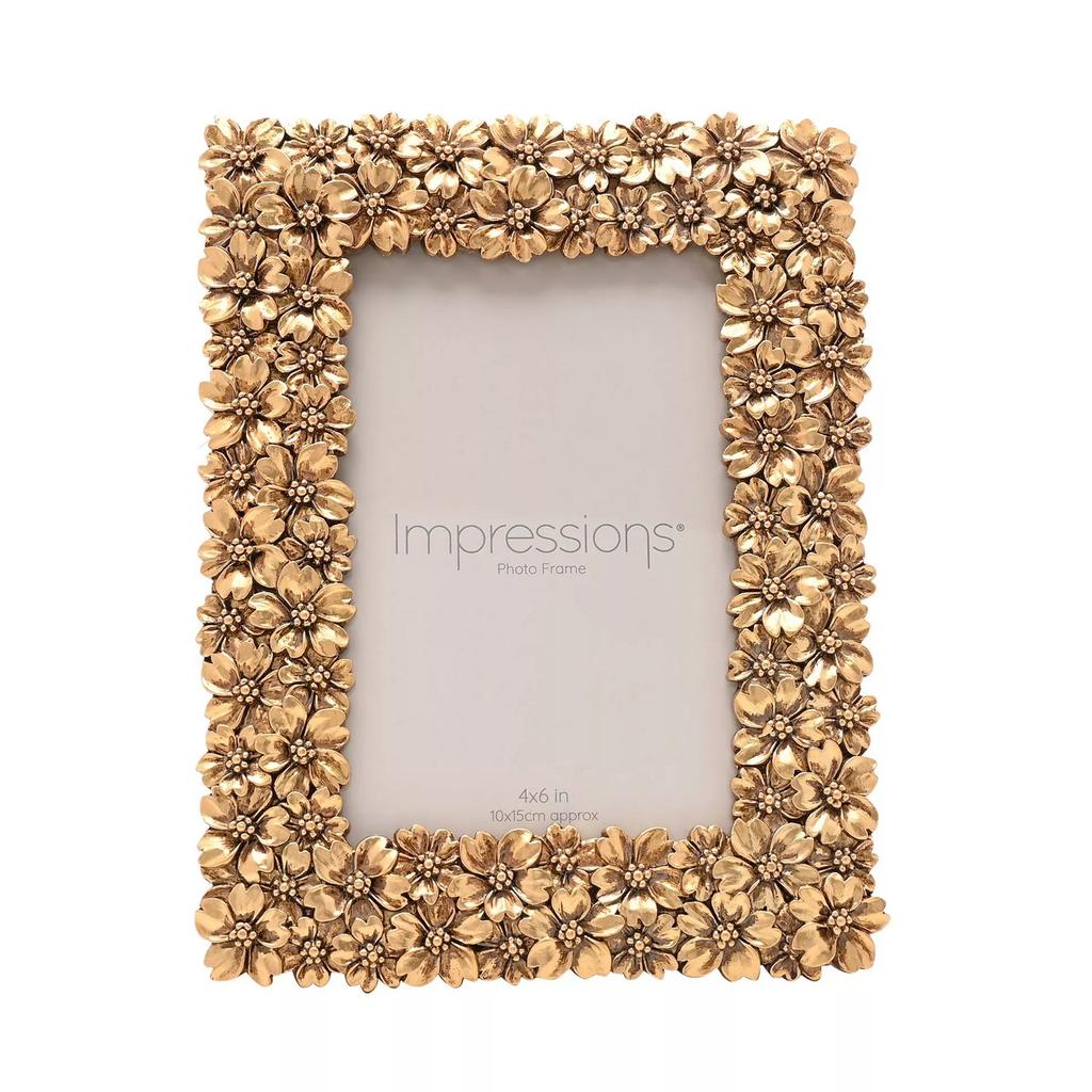 Widdop Impressions Resin Flowers Photo Frame