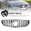 Front Bumper Grille Grill Fit Mercedes Benz W217 S63 AMG 2015-2017 Pre-Facelift