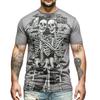 Men's Fashion 3D Printed Men's T-Shirt Round Neck Short Sleeve Trendy Street Wear
