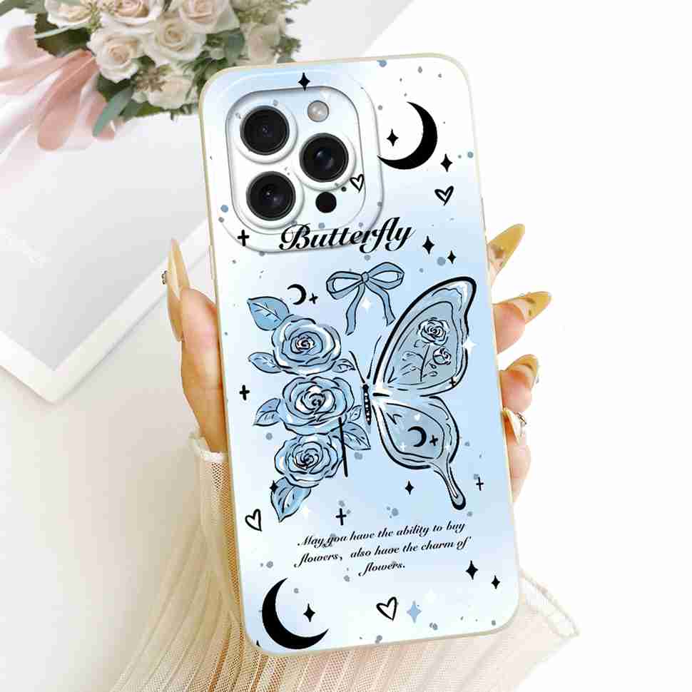 For iPhone 12 Pro A2407 A2341 Case Cute Cartoon Pattern Silicone Cover For iPhone 12Pro A2406 A2408 Phone Protection Cases