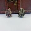 Copper Brass EDC Skeleton Pendant African Tribal Chieftain Outdoor Tools  EDC Outdoor Tools