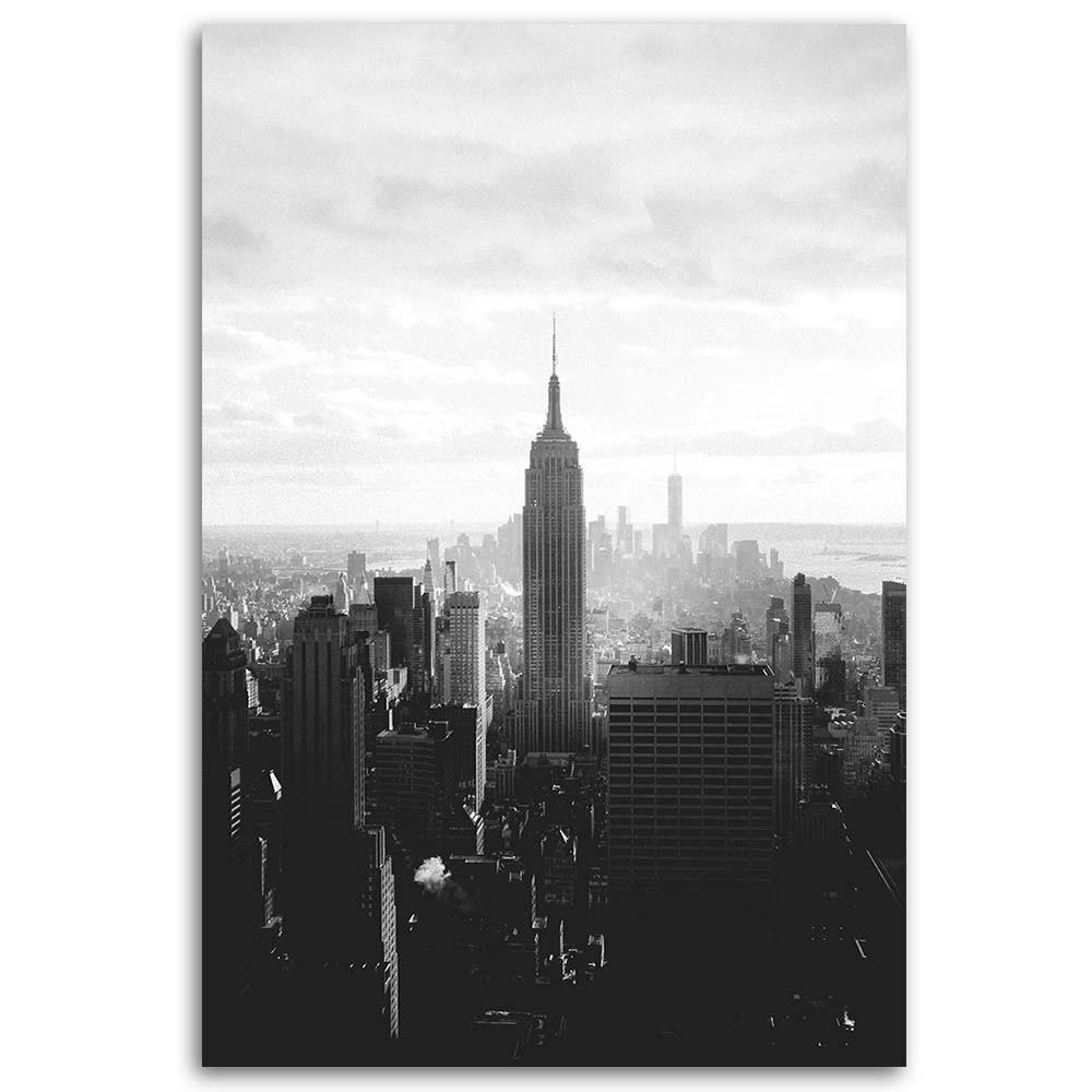 Canvas print Lone building