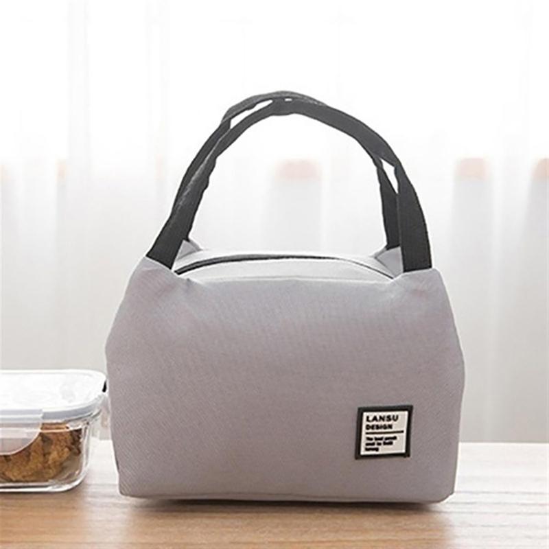 Portable Lunch Bag 2025 New Thermal Insulated Lunch Box Tote Cooler Bag Bento Pouch Lunch Container School Food Storage Bags