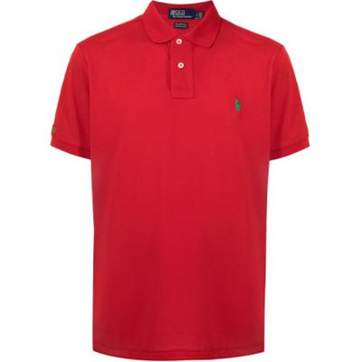 Polo Logo Bestickt Kurzarm Poloshirt Herren Oberteile 710804077-015