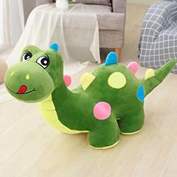 28/46Cm Cute Dinosaur Plush Toy Stuffed Green Blue Pink Standing Dino T-Rex Doll Companion Present
