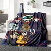 1Pc Halloween Night Adventure Blanket Soft Throw Blanket For Home Bedroom Bed Sofa Travel Office Solid Christmas Blanket