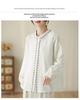 2025 Retro Art Women's Embroidered Lapel Shirt - Comfortable Spring Top