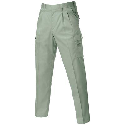 BURTLE Cargo Pants 605 1 Earth Green 82 Two-tuck