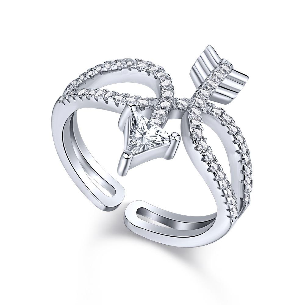 

Танцизное женское классическое кольцо из стерлингового серебра 925 пробы с цирконом, женские ювелирные изделия, свадебное обещание, подарок для вечеринки 9 серебряный