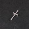 Stainless Steel Mirror Cross Pendant 30x15mm - Fashion DIY Jewelry Accessory