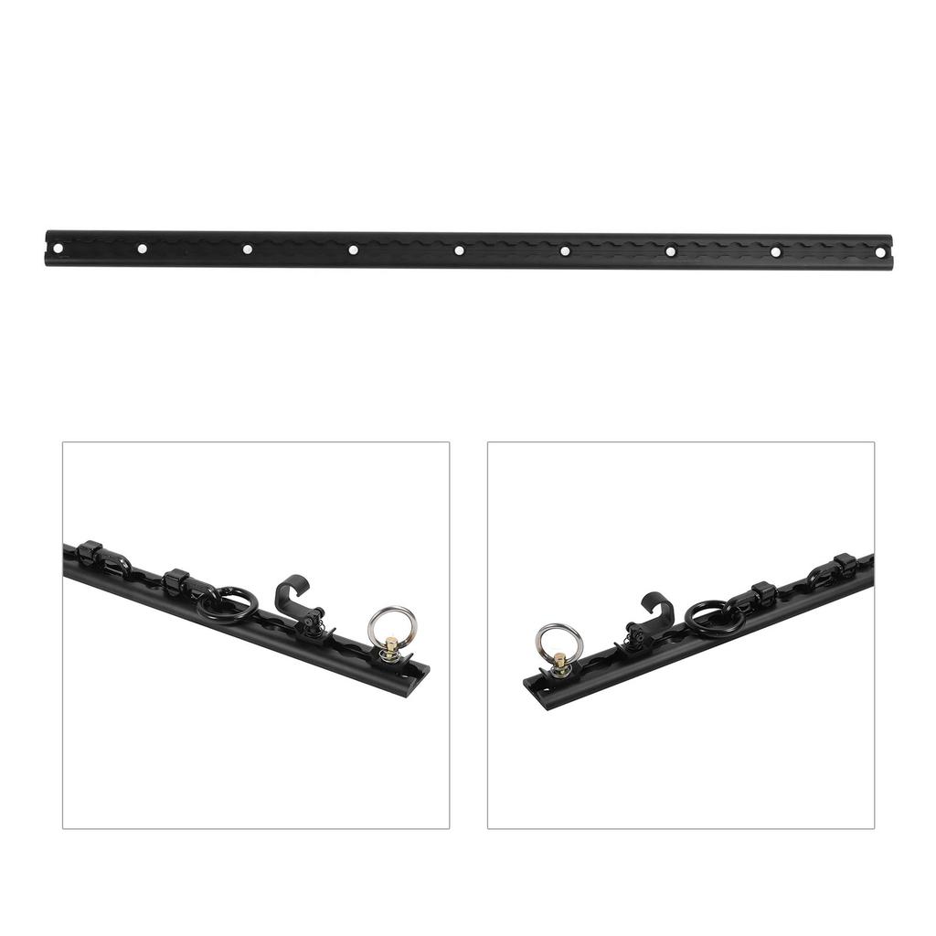 L Track Rail with Drilled Hole 3.3ft Sturdy Structure Robust Aluminum Airline Rail for Truck Beds Trailers