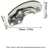 Hidden 90 Degree Hinge 90 Degree Limit Hinge Adjustable Hinge for Indoor Doors, Industrial Electrical Boxes, Cabinets and Automation Equipment(Left