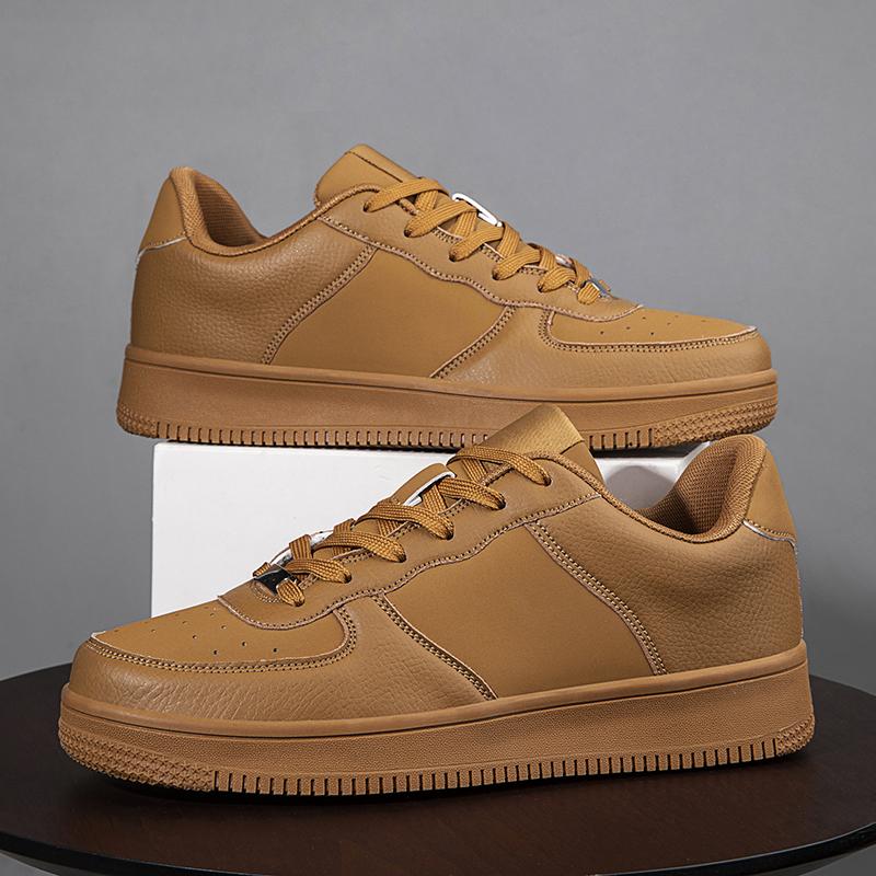 2024New Men's Brown White Casual Shoes Basic Sports Shoes Summer and Autumn Couples Outdoor Sports Fashion Shoes Plus Size 45 46