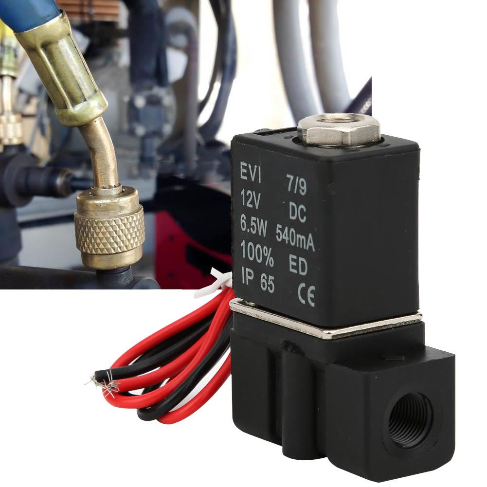 Electrovalvă electrică solenoidă din plastic cu răspuns rapid 12V DC 2 poziții 2 căi aer apă ulei G18
