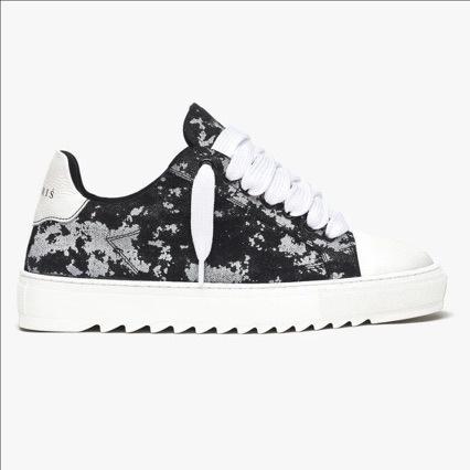 Sportliche Rutschfeste Paar Denim Zerrissene Plateau High Street Herrenschuhe