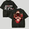 Toilet Bound Hanako Kun Anime T-Shirt Vintage Gewaschen Übergroßes T-Shirt Kurze Ärmel Baumwolle T-Shirts Kleidung Herren Kleidung