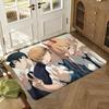 Chainsaw Man Fußmatte Weich Verdickt Saugfähig Rutschfest Schlafzimmer Wohnzimmer Fußabtreter Heimdekoration Flanell Teppiche