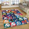 Amerikanischer Football Rugby Team Logo Teppich, Teppich für Wohnzimmer Schlafzimmer Sofa Fußmatte Dekoration, Kinder rutschfeste Bodenmatte