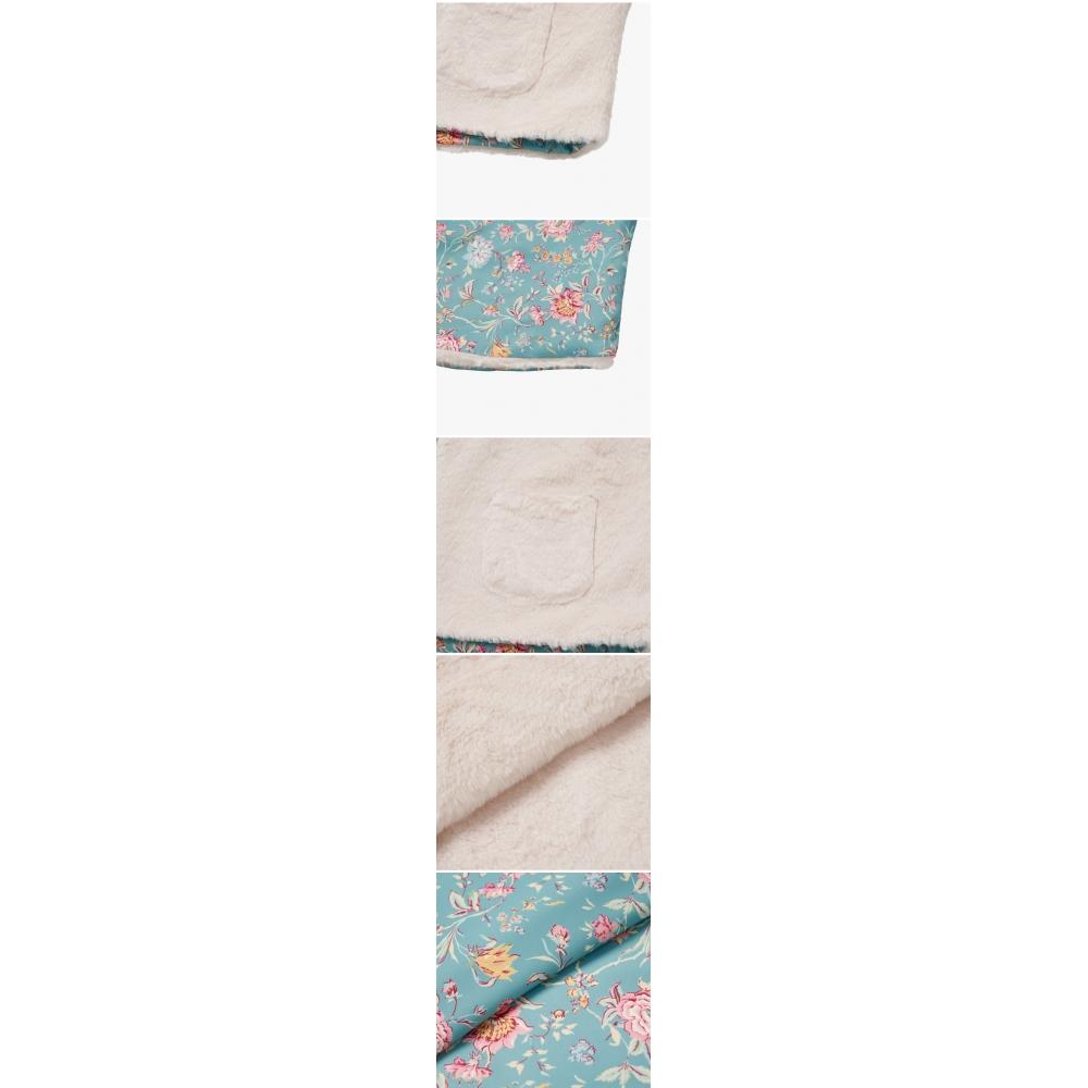 Louis Missha Grc W23 R0129  Felvet  Felvet Floral Reversible Kids Coat