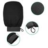 Cross All Black Exfoliating Scrubber: Dead Skin Remover & Back Scrubber Glove