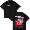 Rapper Omar Courtz Por Si Manana No Estoy Album Print 2026 T-shirt Heren Dames Hiphop T-shirt Katoen Esthetisch Trendy T-shirts