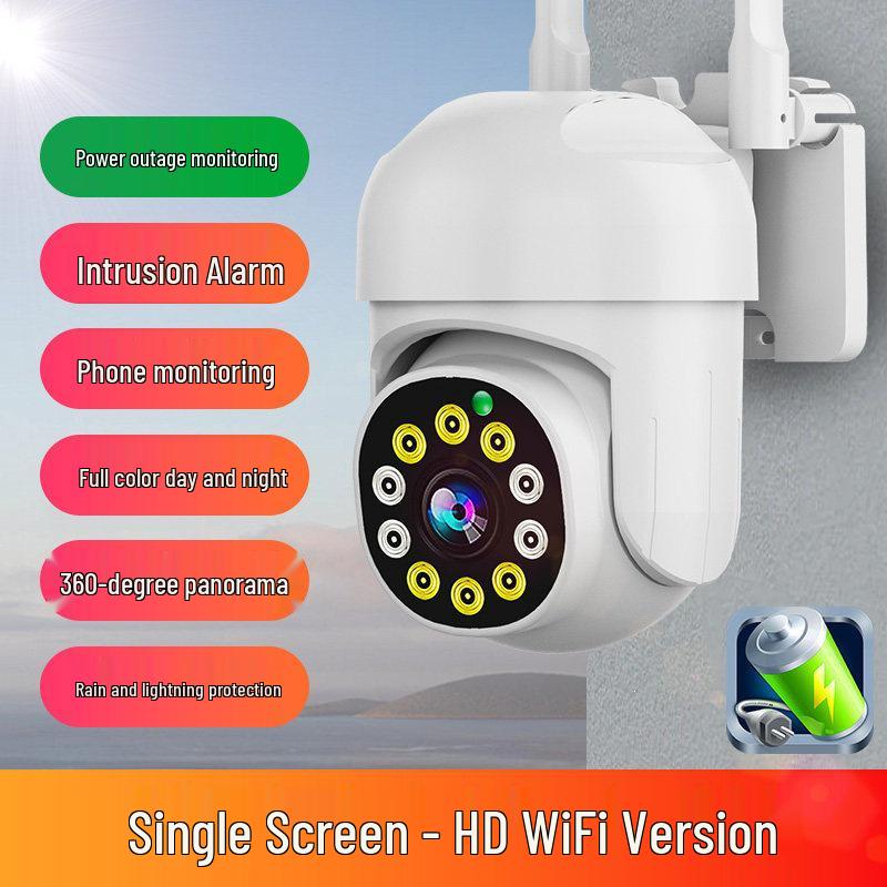 360° Smart WiFi Indoor Wireless Camera with Remote Mobile Monitor and HD Vision
