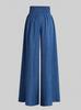 2024 Spring/Summer Women's High-Waisted Slimming Wide-Leg Pants