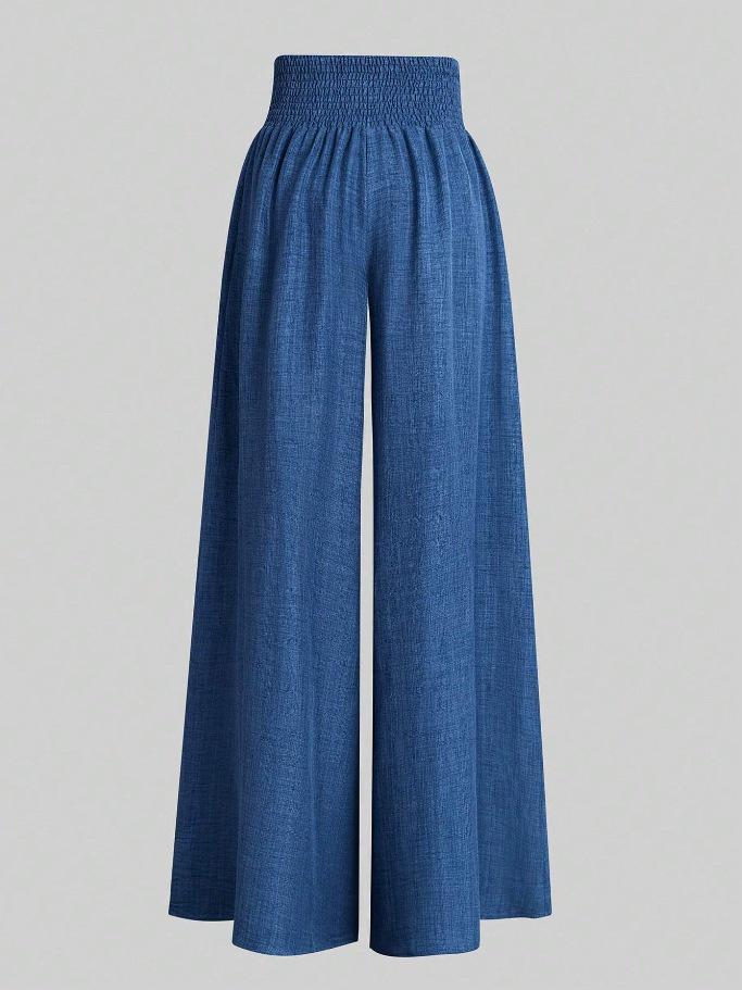 2024 Spring/Summer Women's High-Waisted Slimming Wide-Leg Pants