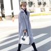 Imitation mink coat women's medium and long autumn and winter imitation mink velvet jacket women's large size thickened jacket loose suit collar