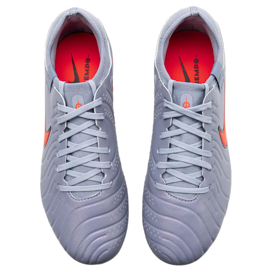 Nike Tiempo Legend 10 Pro Comfortable Fashion Soccer Shoes Unisex sneaker Gray Red DV4332402