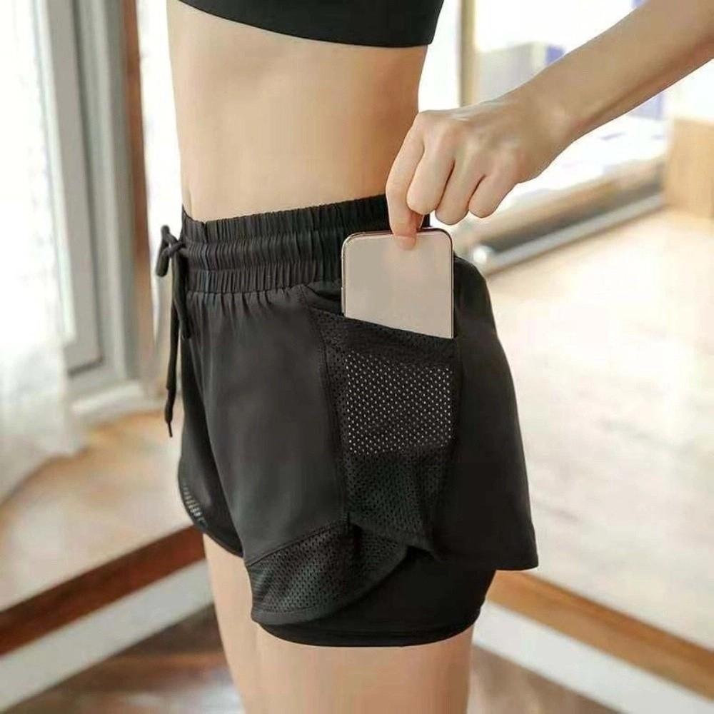 Loose Women Yoga Shorts Mesh Sports Underwear Comfortable Women's Sportswear  Fitness