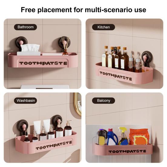 Storage Holder Drain Rack with Suction Cup Easy to Install