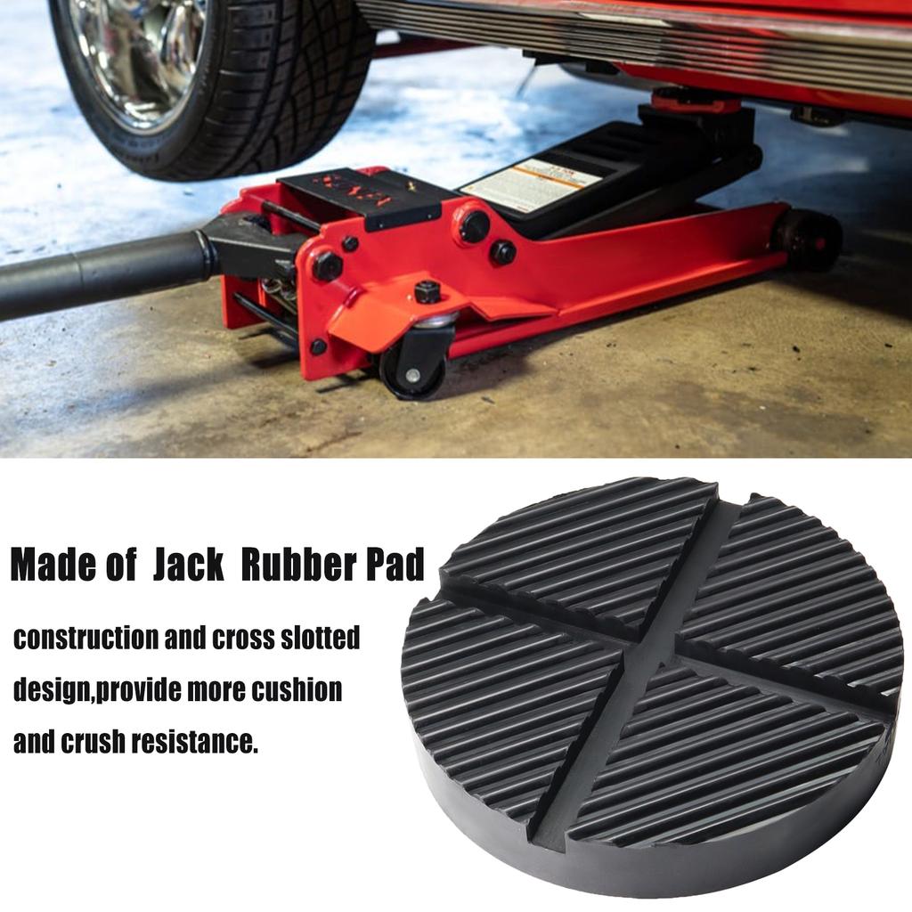 4 Jack Pad Universali In Gomma Per Auto – Punti Di Sollevamento Per C5, C6, Z06, Neri