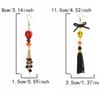 Tassel Halloween Earrings Rice Bead Ear Jewelry Accessories Fashion Skull Drop Earring  Hipster