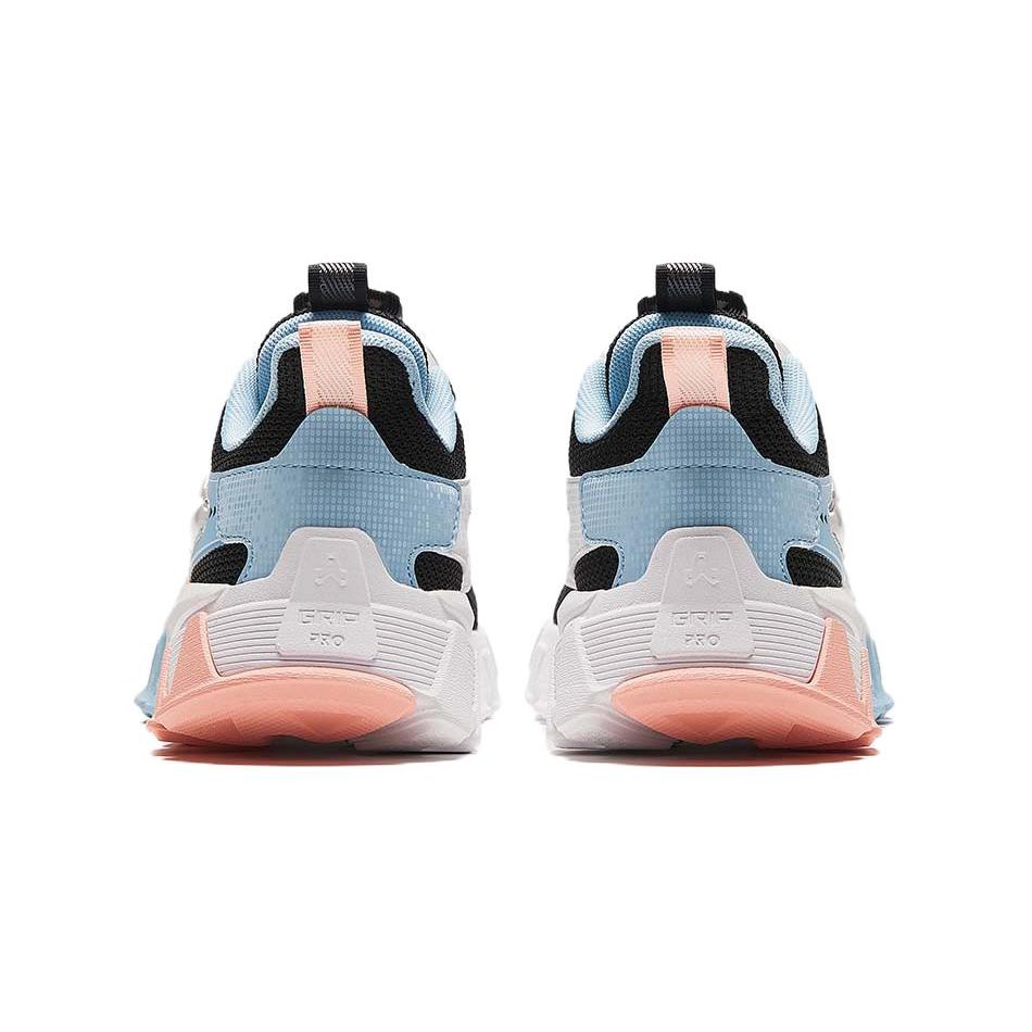 Anta Kids Round Head Knob Shock Absorbing Wear Resistant Casual Shoes Kids Shoes Black White Blue 322419982-4