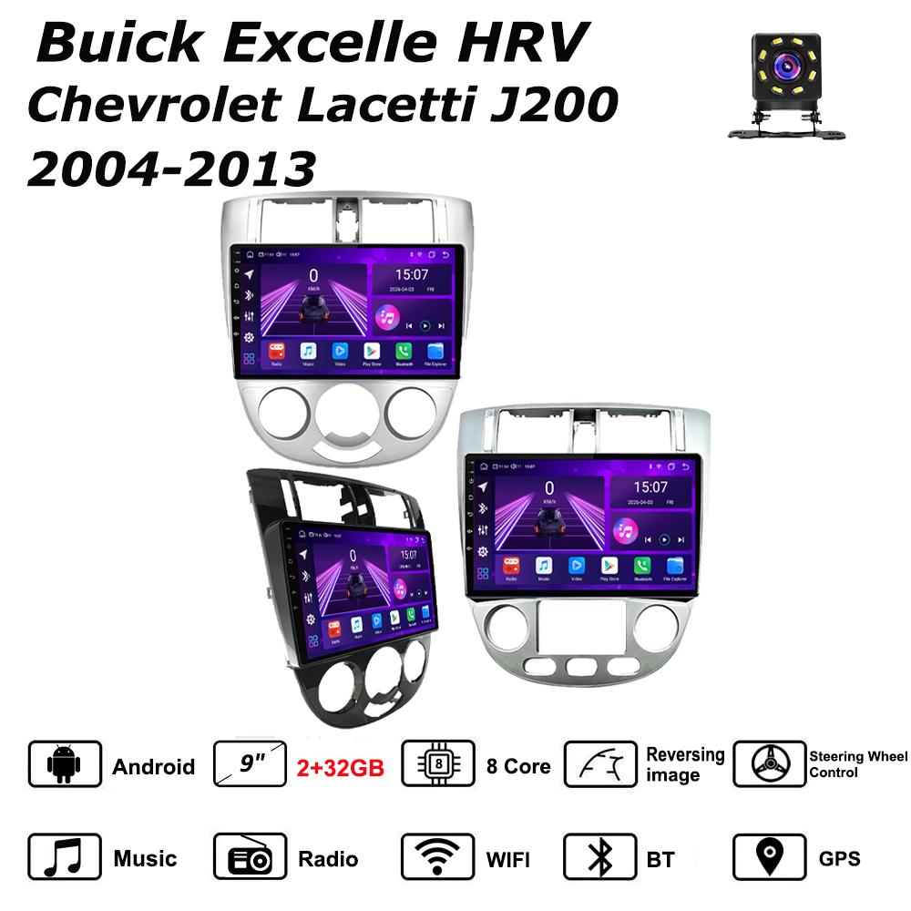 Android Car-Play Car Radio For Buick Excelle HRV Chevrolet Lacetti 2004-2013 Multimedia Player Head Unit Stereo GPS Navigation BT WIFI,8 CORE ,2+32GB