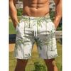 Men'S Shorts with a Fresh Style Featuring Coconut Tree Prints, Perfect for Vacations And Outings